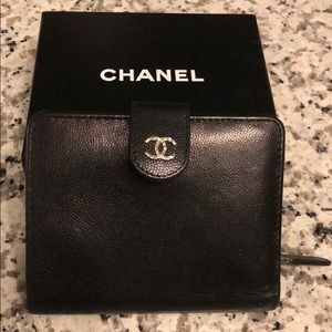 Chanel small black wallet